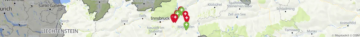 Map view for Pharmacy emergency services nearby Schwaz (Tirol)